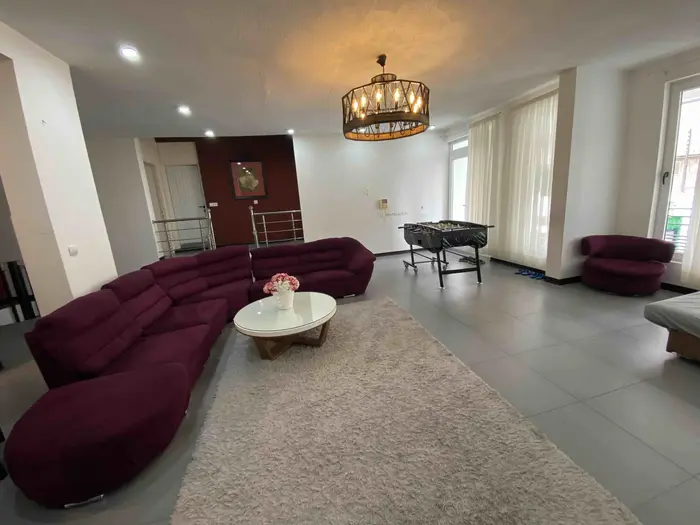 ویلا سه خواب استخردار آبگرم وثوق - نمای حال