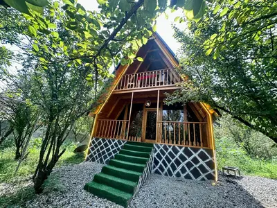 کلبه یک خوابه سوئیسی جکوزی دار دلیزه ۵