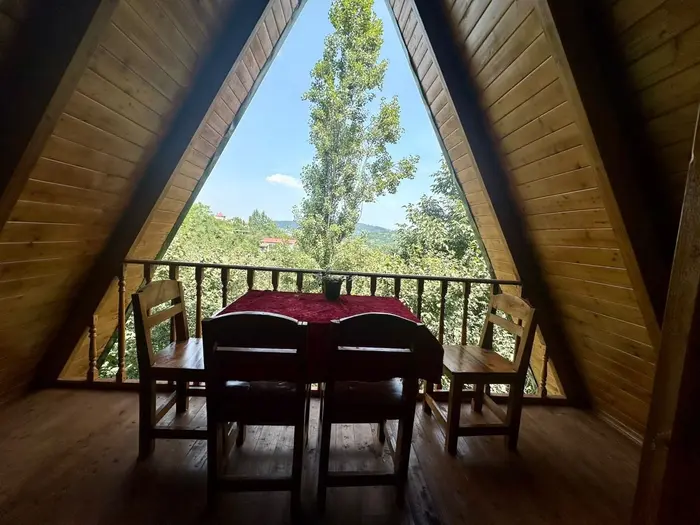 کلبه یک خوابه جکوزی دار سوئیسی دلیزه ۴