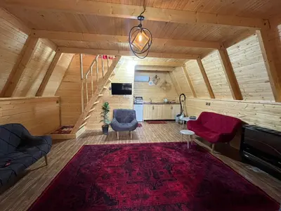 کلبه یک خوابه سوئیسی جکوزی دار دلیزه ۵