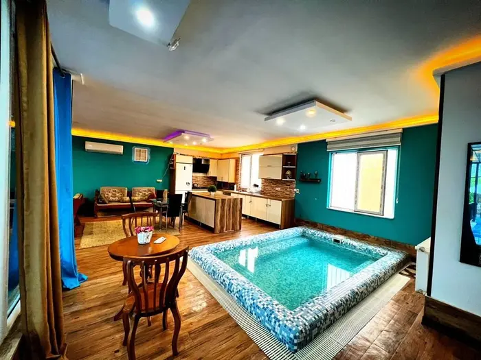 یک خوابه استخردار آبگرم بید مجنون