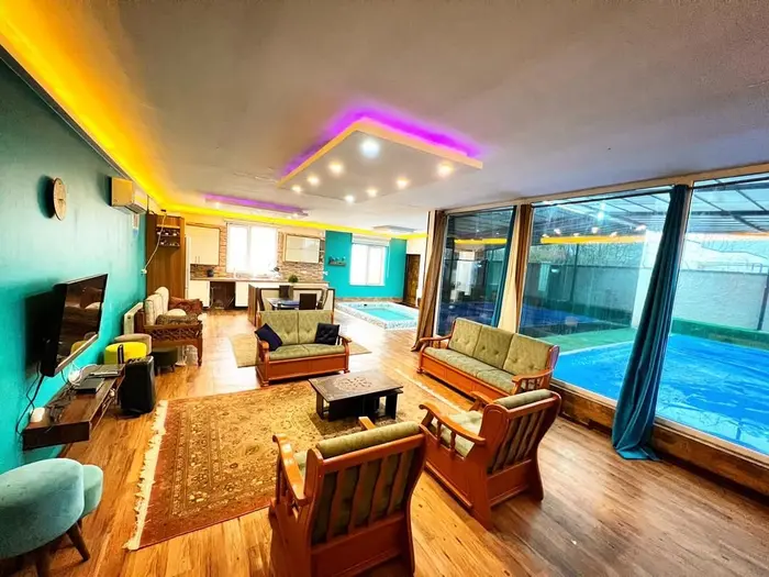 یک خوابه استخردار آبگرم بید مجنون