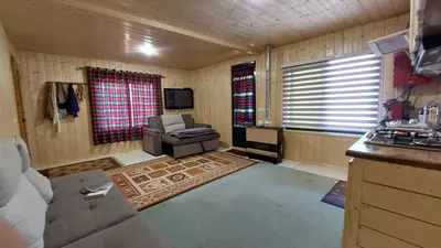 کلبه فلت چوبی نوشا