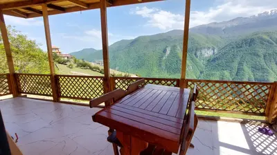 کلبه فلت چوبی نوشا