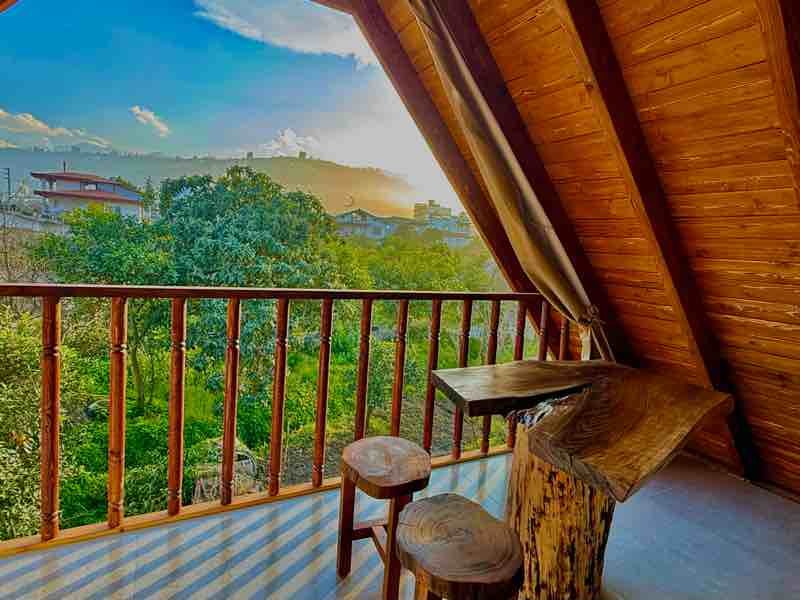 کلبه یک خوابه دوبلکس جکوزی دار آفتاب