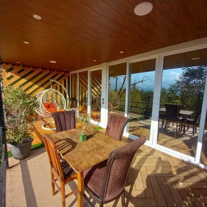 کلبه یک خوابه جنگلی سانی 2 - تراس