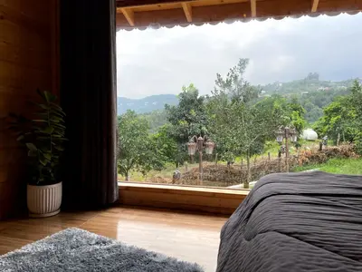 کلبه یک خوابه استخردار آبگرم آنتراکت ۲