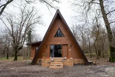 کلبه دوخوابه جنگلی سی سنگان