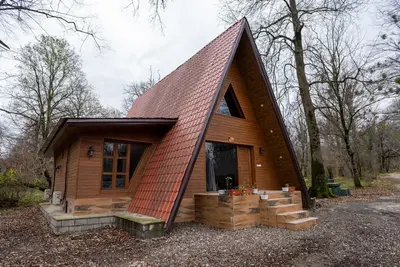 کلبه دوخوابه جنگلی سی سنگان