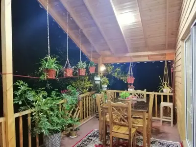 کلبه دوخوابه چوبی غلامی