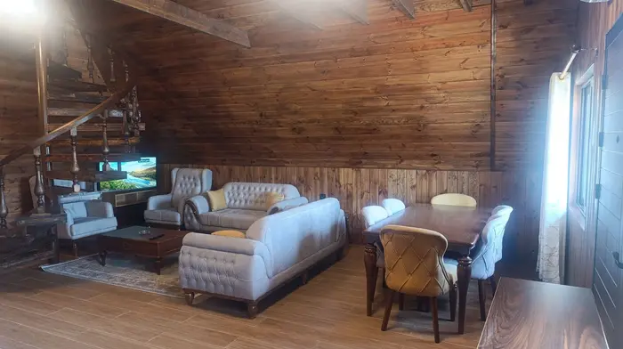 کلبه سه خوابه سوئیسی شالیزار