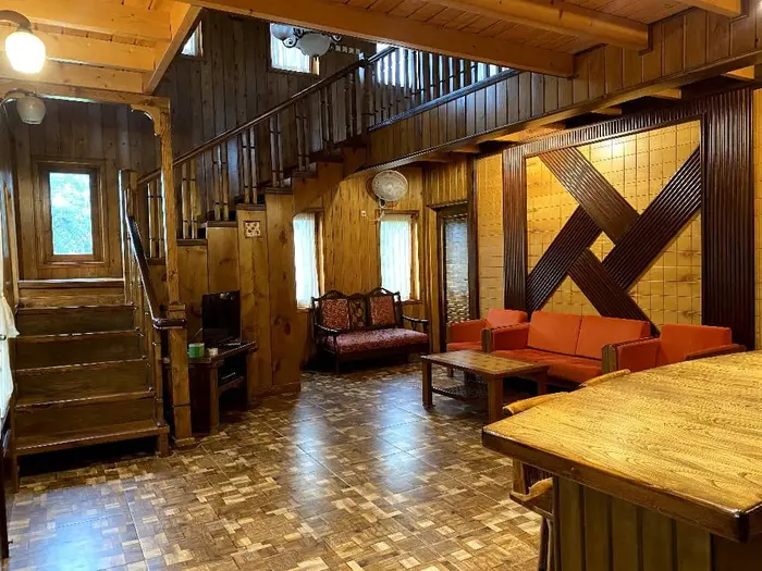 ویلا دوخوابه دوبلکس چوبی توحید - طبقه اول