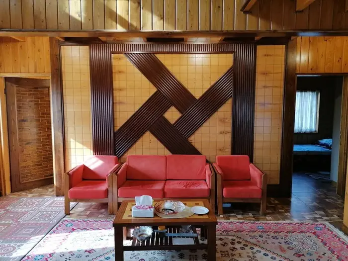 ویلا دوخوابه دوبلکس چوبی توحید