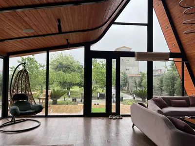 کلبه دو خوابه سوییسی مدرن