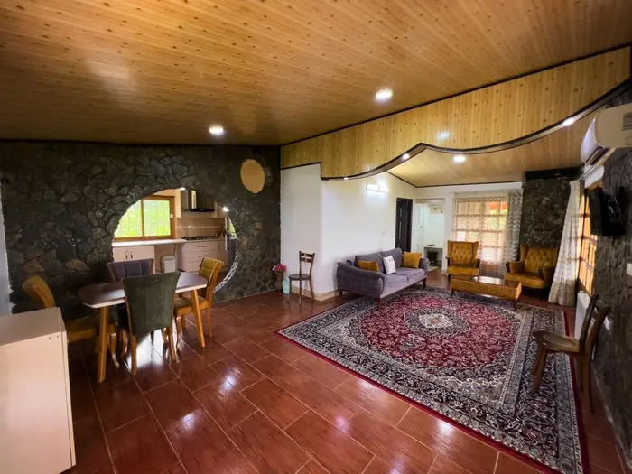 ویلا یک خوابه جنگلی آسمان واحد طبیعت