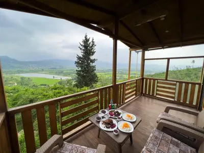 کلبه یک خوابه آسمان واحد ابر