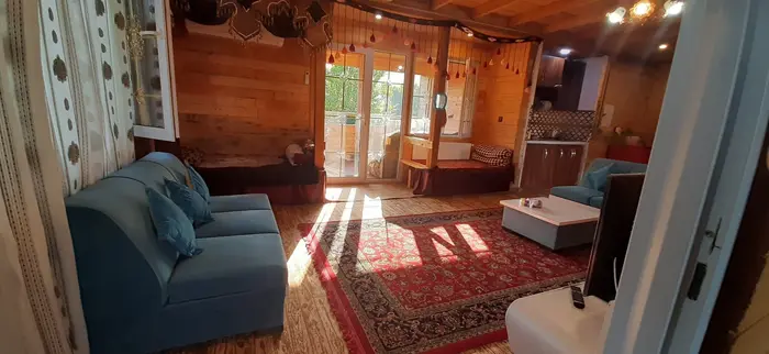 کلبه دوخوابه جنگلی چوبی پارسا ۴