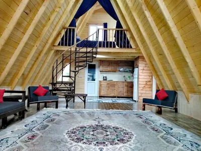 کلبه دوخوابه سوئیسی جنگلی آرمان