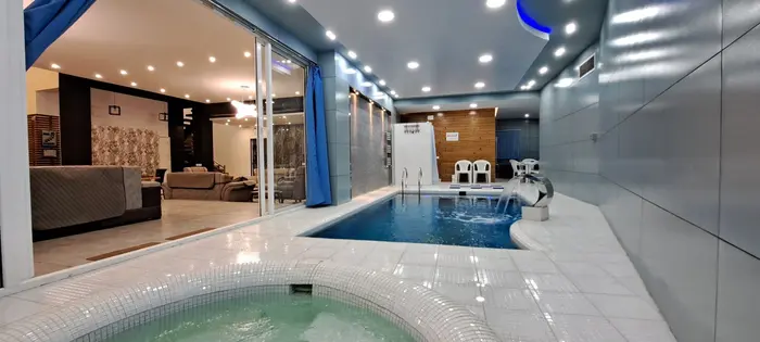 ویلا چهارخوابه استخردار آبگرم رضوان 3 - استخر جکوزی