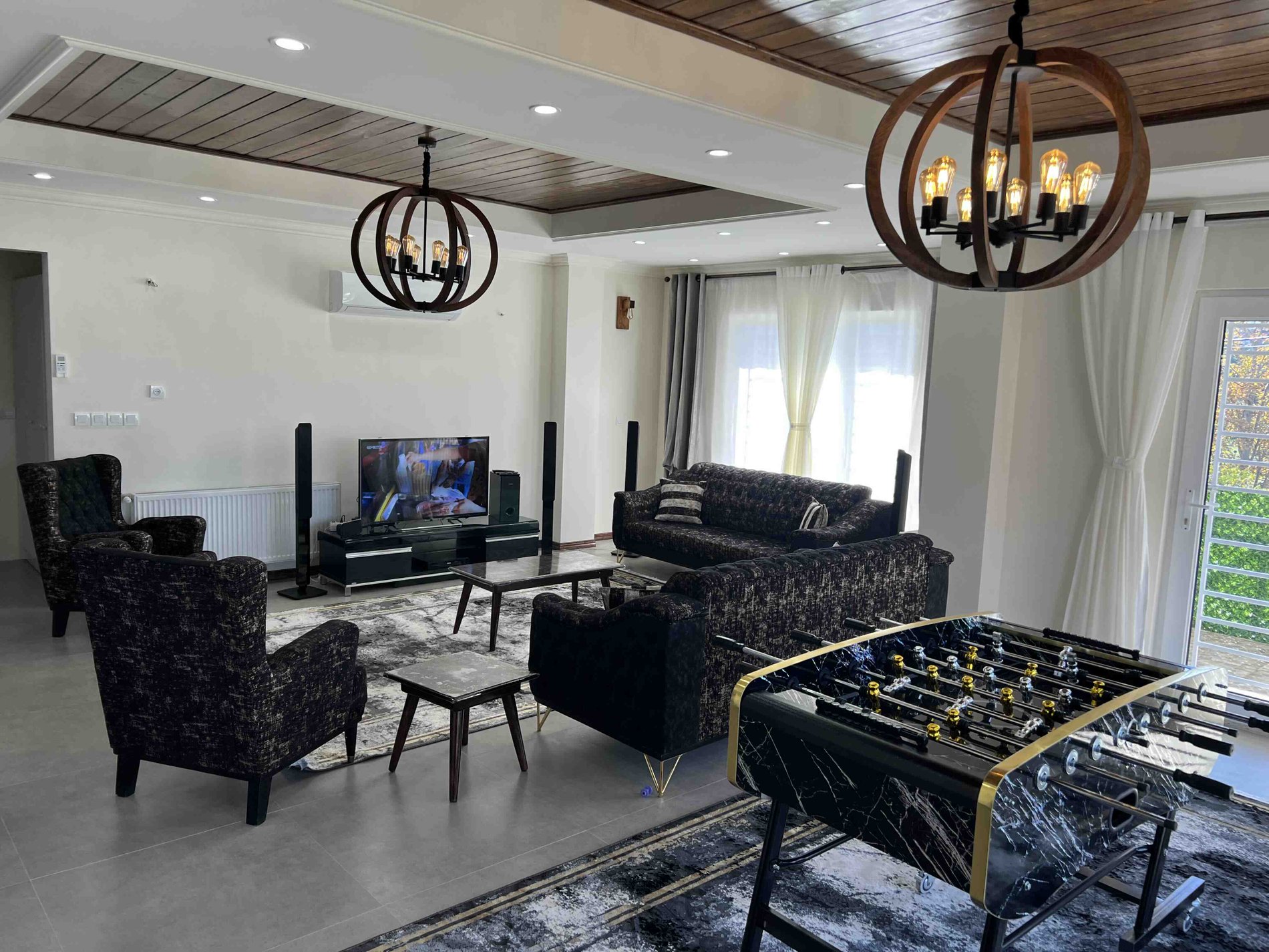 ویلا دوخوابه عمارت سفید جنگل - سالن نشیمن 