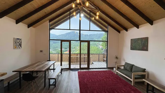 ویلا یک خوابه جنگلی جکوزی دار اساس - انتخاب عنوان تصویر