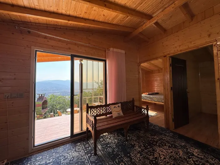 کلبه دوخوابه جنگلی اتر