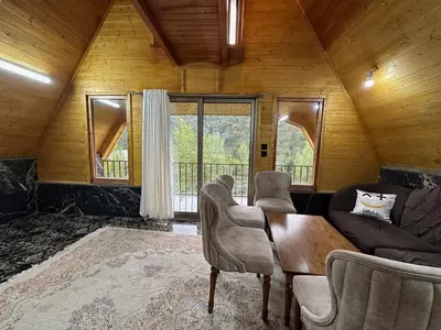 کلبه یک خوابه سوئیسی جکوزی دار ماندگار