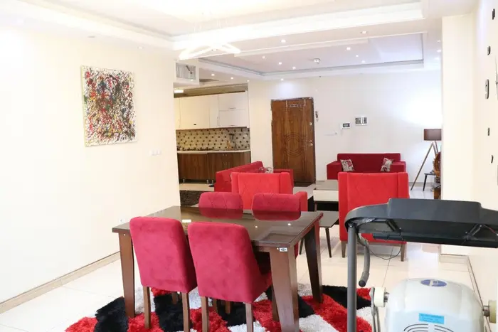 آپارتمان دوخوابه آسپادانا ۹ جنت آباد - نهارخوری