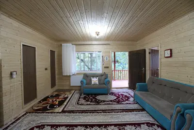 کلبه دوخوابه جنگلی آرامش طبیعت