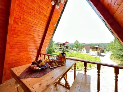 کلبه یک خوابه جکوزی دار سوئیسی سالار 2