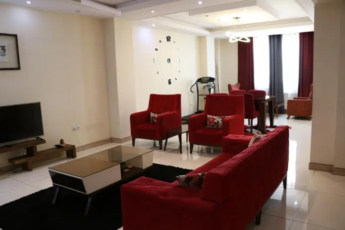 آپارتمان دوخوابه آسپادانا ۹ جنت آباد - پذیرایی