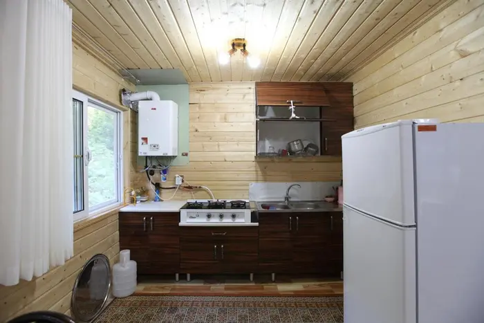 کلبه دوخوابه جنگلی آرامش طبیعت