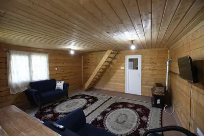 کلبه یک خوابه دوبلکس چوبی آرین 1