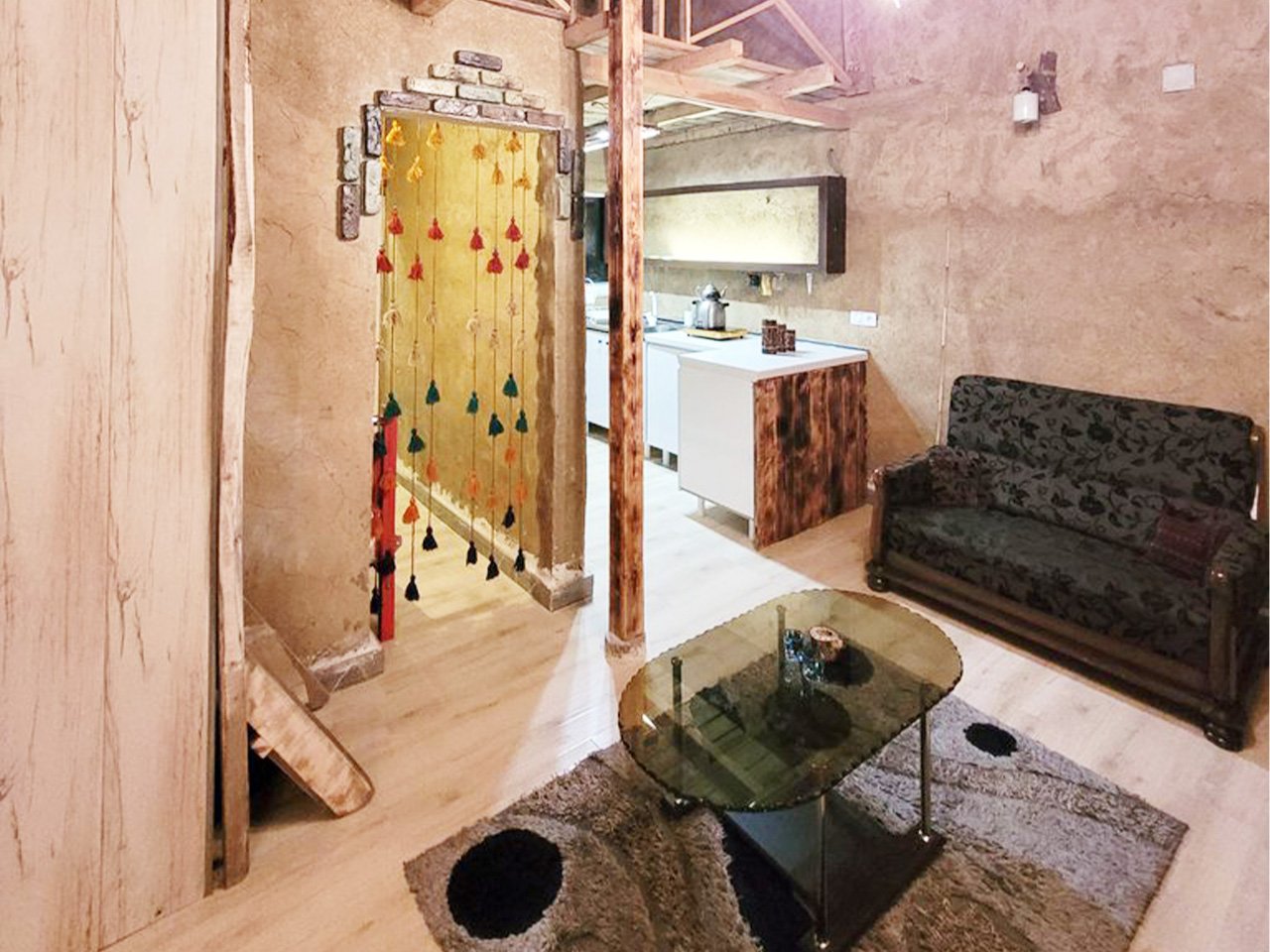 کلبه یک خوابه سپید 9