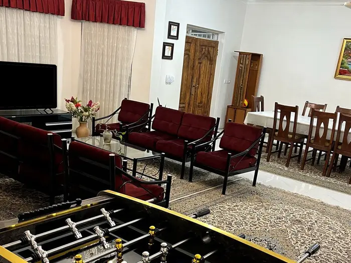 ویلا دوخوابه ساحلی استخردار آبگرم خزر