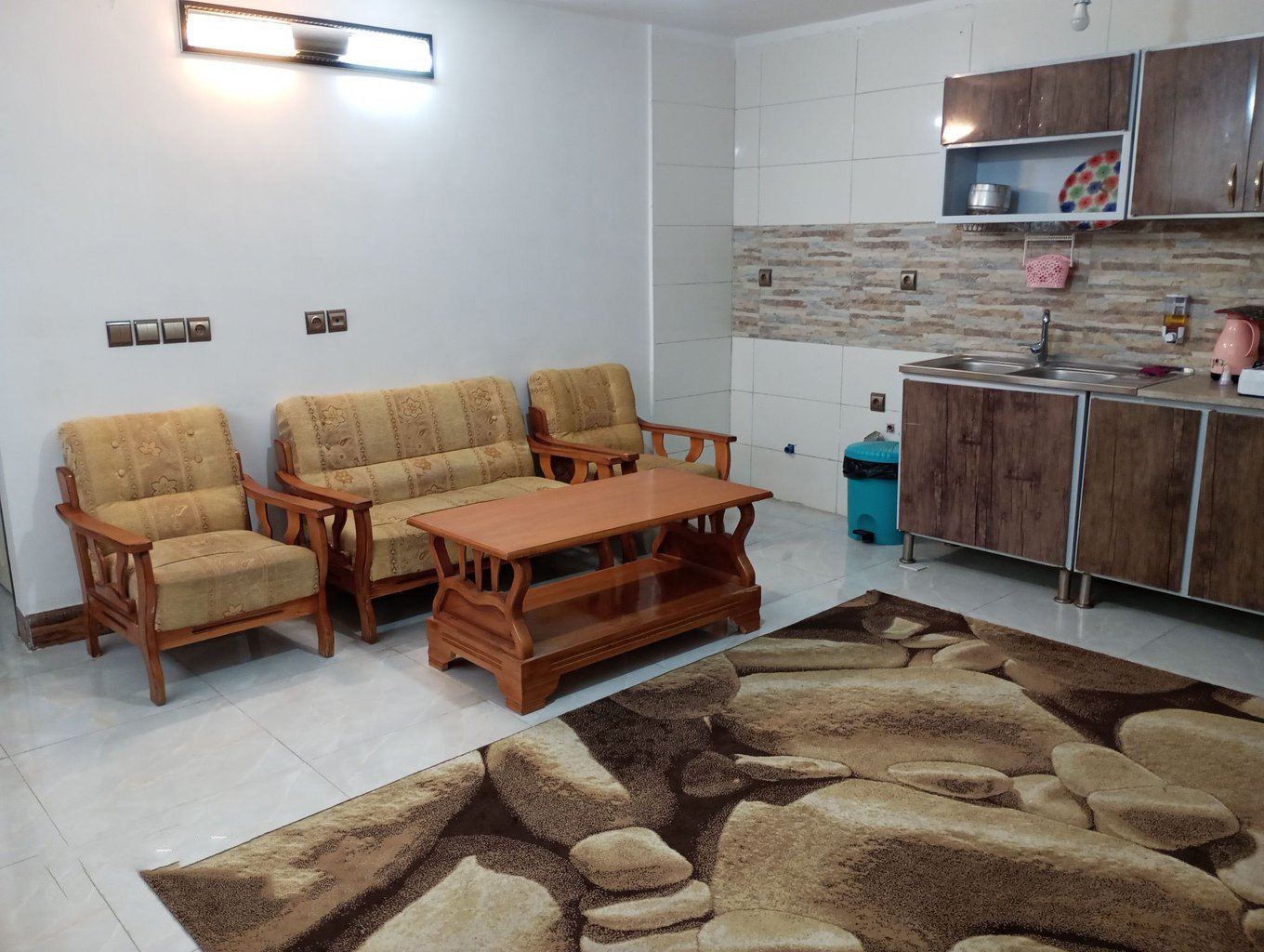 آپارتمان یک خوابه نقش جهان ۳