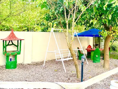 ویلا سه خوابه استخردار آبگرم باغ حصیر