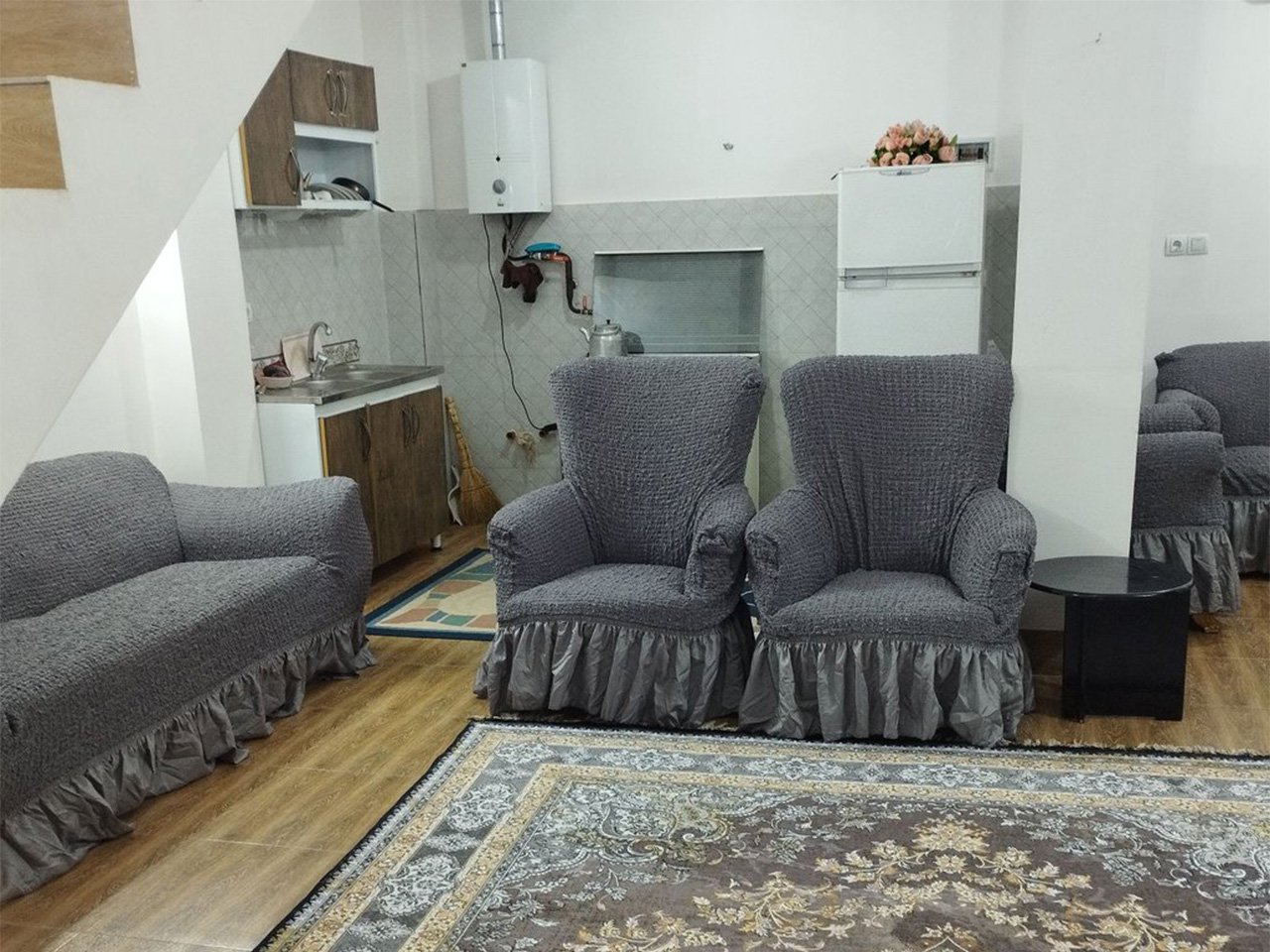 دوخوابه جنگلی باغ دلیلی - هال آشپزی