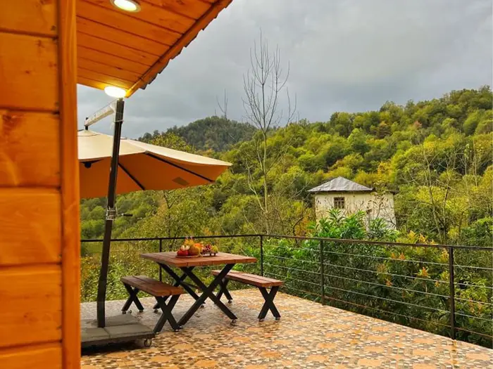 کلبه دوخوابه استخردار آبگرم سوما