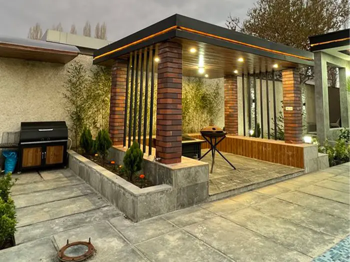 ویلا دوخوابه استخردار آبگرم شهرکی سهراب