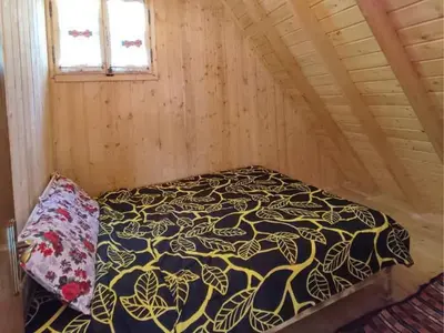 کلبه دوخوابه جنگلی جکوزی دار بارگاه