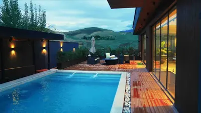 ویلا سه خوابه استخردار آبگرم بام فرشتگان