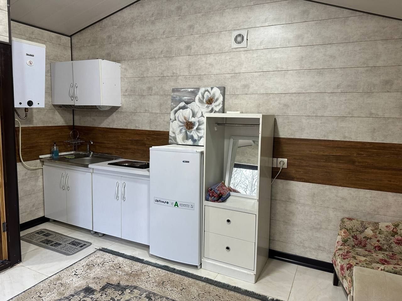 کلبه یک خوابه جنگلی آبشار 2