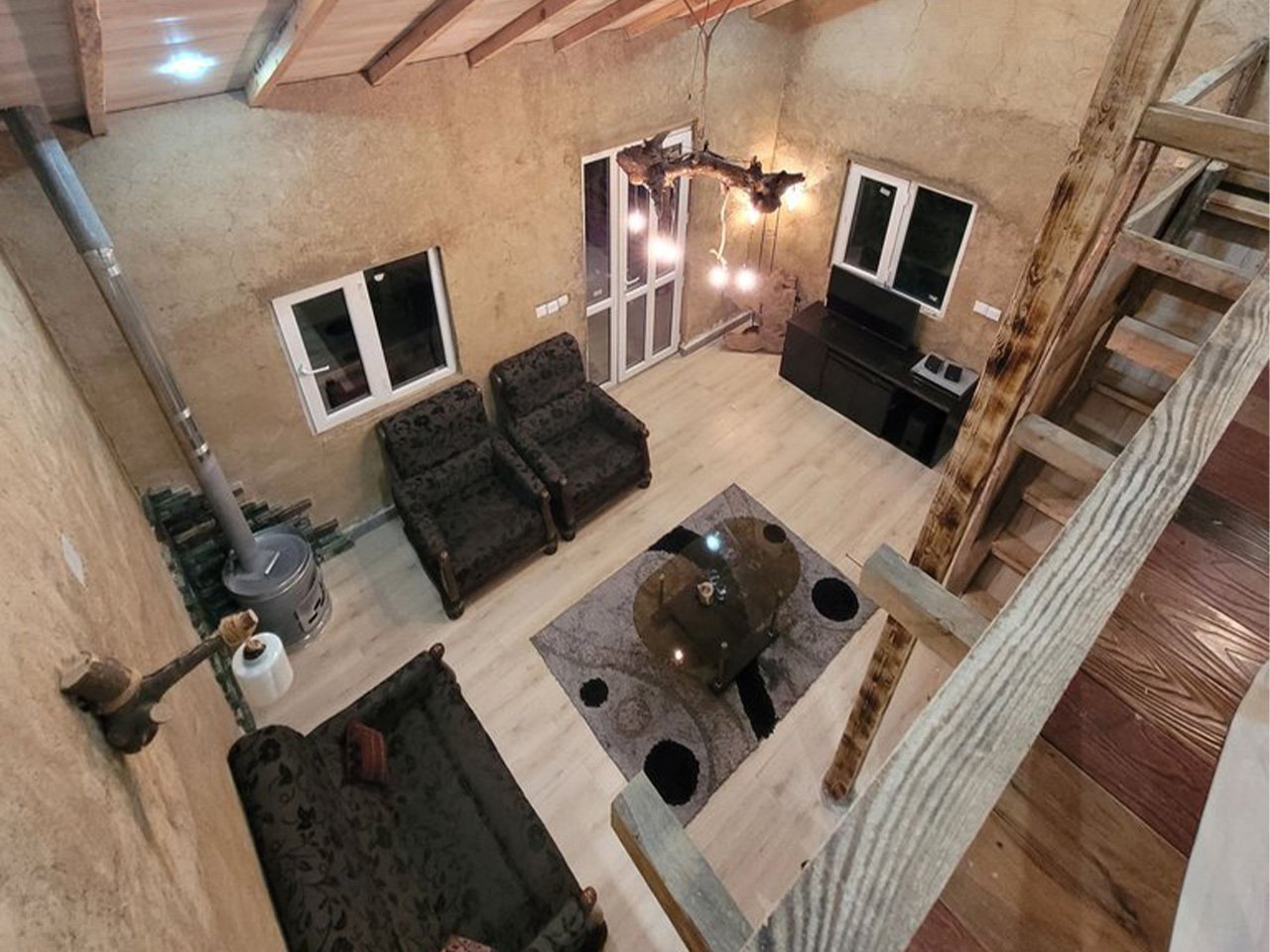 کلبه یک خوابه سپید 9