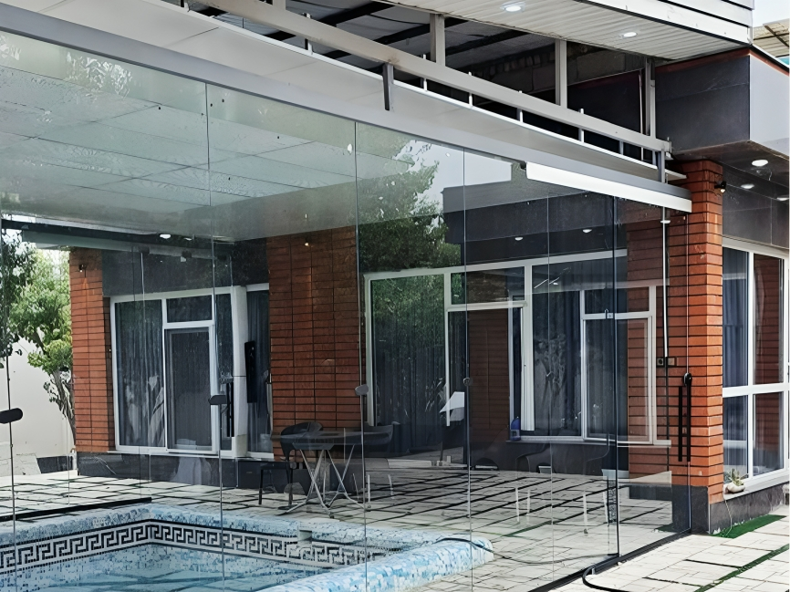 ویلا یک خوابه استخردار آبگرم باغ بیرام