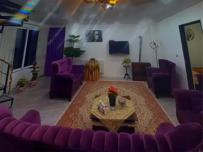 ویلا دوخوابه جنگلی بام لرسانور