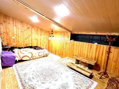 کلبه یک خوابه چوبی صنوبر