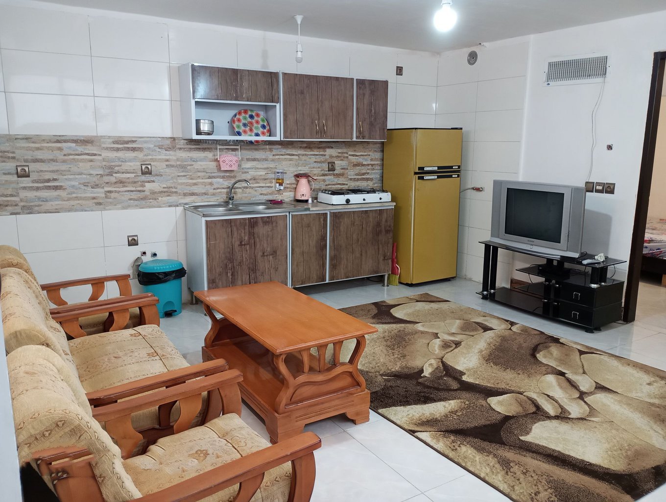 آپارتمان یک خوابه نقش جهان ۳