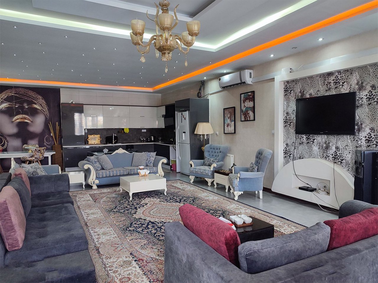 دوخوابه استخردار آبگرم ارغوان