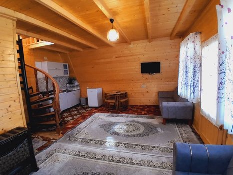 کلبه یک خوابه چوبی جکوزی دار زال